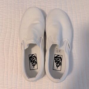 VANS white womens 5.5 / youth 4.0